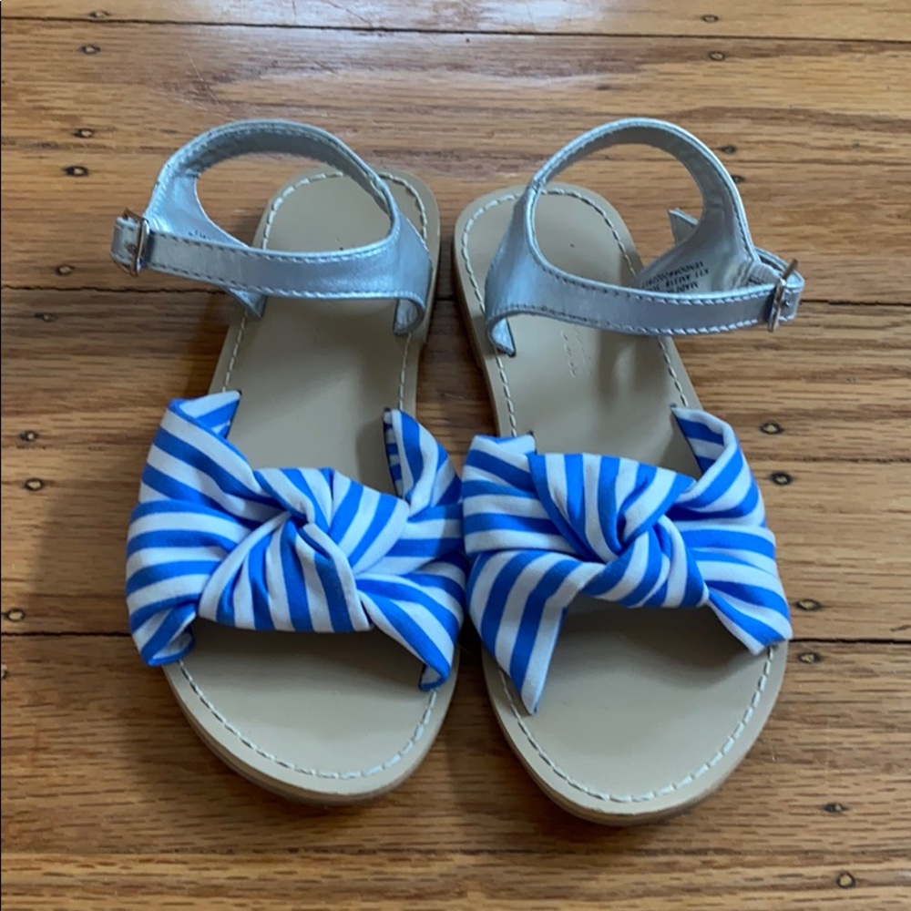Crewcuts Striped Sandal. Size 11. EUC.